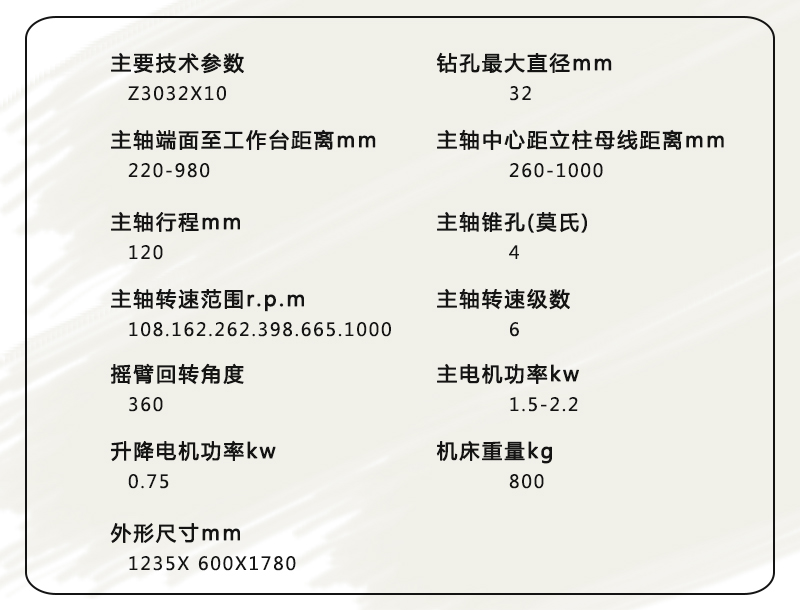 3032x10參數sy