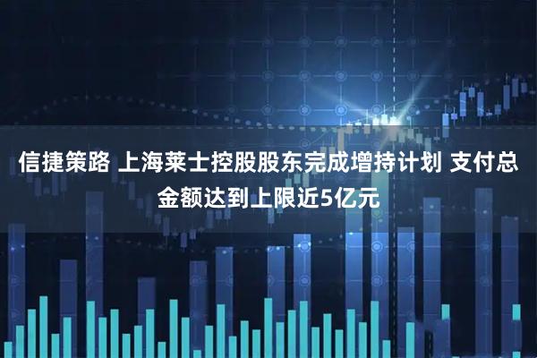 信捷策路 上海莱士控股股东完成增持计划 支付总金额达到上限近5亿元